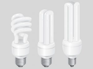 اندازه های متفاوت لامپ فلورسنت سفید