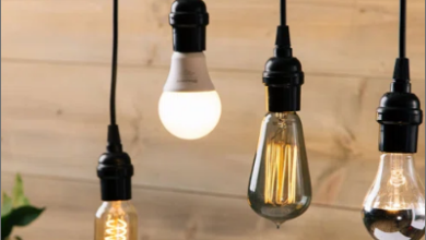 انواع لامپ از جمله لامپ ال ای دی ، لامپ رشته ای و لامپ ادیسونی